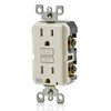 Leviton ELECTRICAL RECEPTACLES 15A WR/TR SLIM GCFI IV GFWT1-I